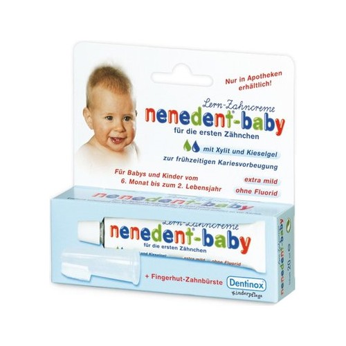 Nenedent-baby Паста за зъби + четка-напръстник х20 мл Еwopharma