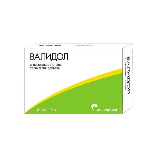 Валидол 60мг x18 таблетки - Ramcopharm