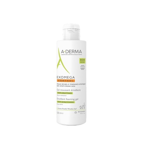 A-Derma Exomega Control Емолиентен пенещ се гел х500 мл