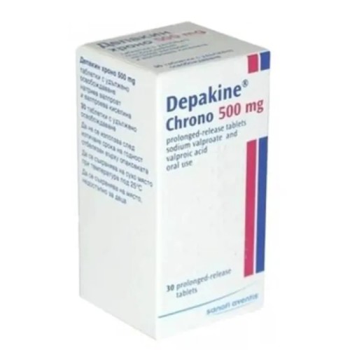 Депакин хроно таблетки 500мг x 30