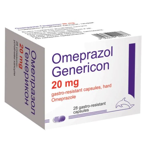 Омепразол 20 х 28 капсули Genericon