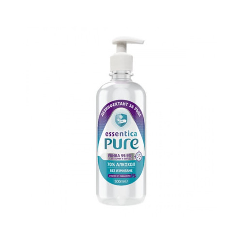 Essentica Pure Дезинфектант за ръце 500 ml