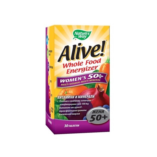 Alive Мултивитамини за жени 50+ х30 таблетки Nature's Way