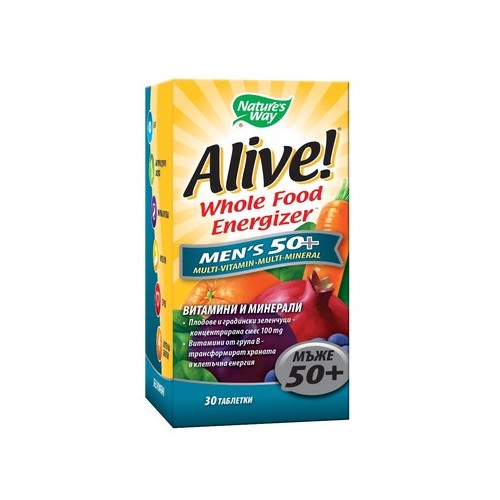 Alive Мултивитамини за мъже 50+ х30 таблетки Nature's Way