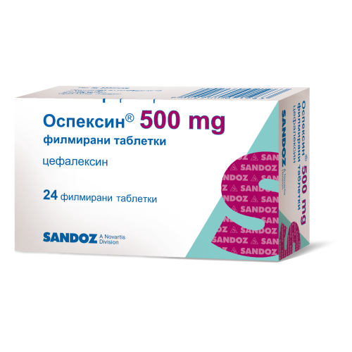 Оспексин таблетки 500мг х 24  SANDOZ