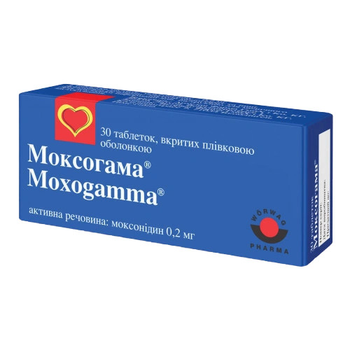 МОКСОГАММА ТАБ. 0.2 МГ * 30 WORWAG PHARMA