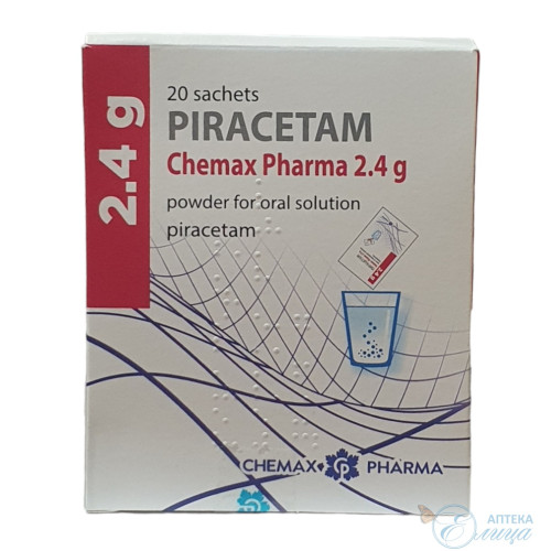 Piracetam chemax pharma 2.4g powder for oral solution 2400 mg x20