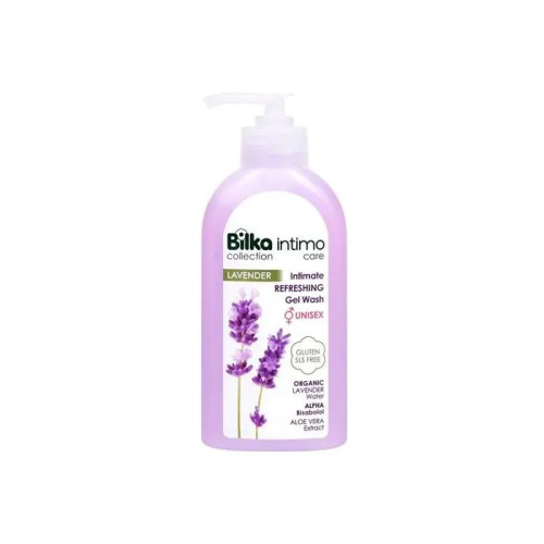 Bilka Intimo Care Lavender Освежаващ интимен гел с органик лавандулова вода 200 мл