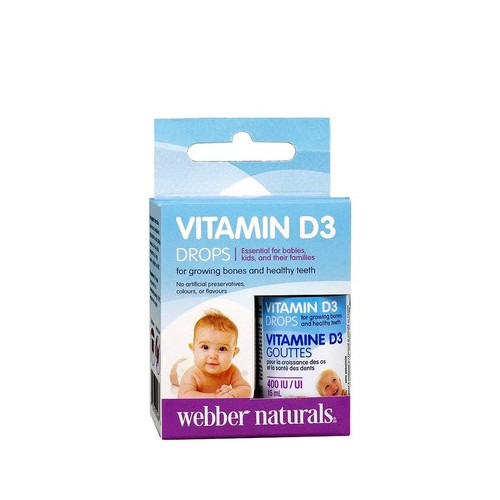 Vitamin D3 капки 400 IU за бебета и деца х15 мл