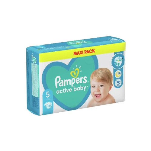 Пелени Pampers Active Baby Maxi Pack Размер 5 S 50 бр