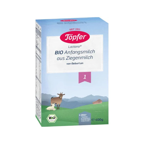 Topfer Lactana Bio 1 Козе мляко за кърмачета 0+ месеца х400 г