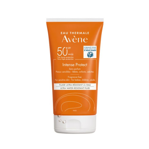 Avene Intense Protect Ултра водоустойчив слънцезащитен флуид за чувствителна кожа SPF50+