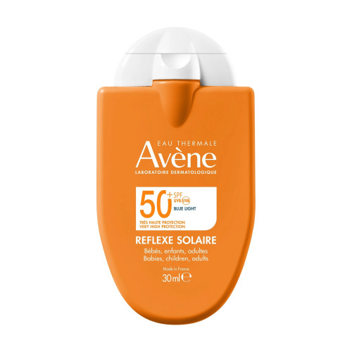 АВЕН СЪН СЛЪНЦЕЗАЩИТЕН ФЛУИД РЕФЛЕКС (ЗА ЦЯЛОТО СЕМЕЙСТВО) SPF50+ 30МЛ | AVENE SUN VERY HIGH PROTECTION REFLEXE SOLAIRE SPF50+ 30ML