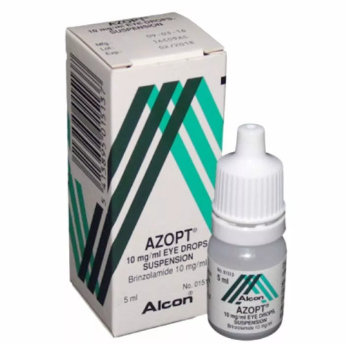 АЗОПТ колир 10 мг/мл 5 мл х1 ; Azopt eye drops, suspension 10 mg/ml - 5 ml x1