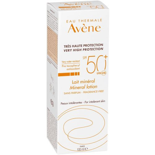 Avene Слънцезащитно минерално мляко за тяло SPF 50+ x100 мл