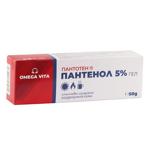  Пантенол Гел 5% 50 гр Omega Vita