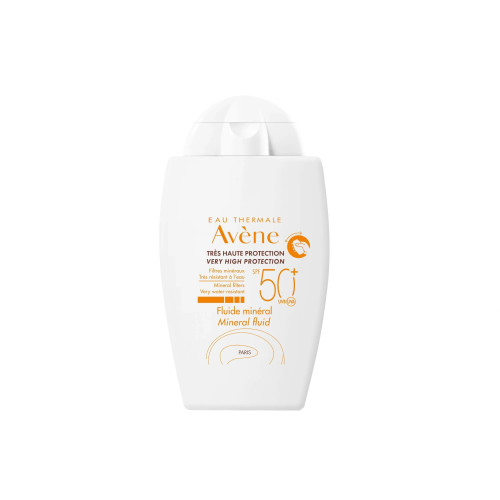 AVENE СЪН SPF50+ МИНЕРАЛЕН ФЛУИД 40МЛ