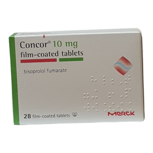 Конкор 10 мг х 28 табл. / Concor 10 mg x 28 film-coated tablets