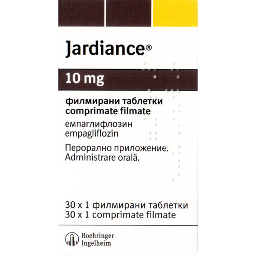 Джардианс 10 мг х 30 табл / Jardiance film-coated tablet 10 mg x30