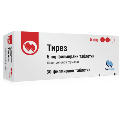 ТИРЕ3 5 mg х 30 филмирани таблетки /Tyrez film-coated tablet 5 mg x30