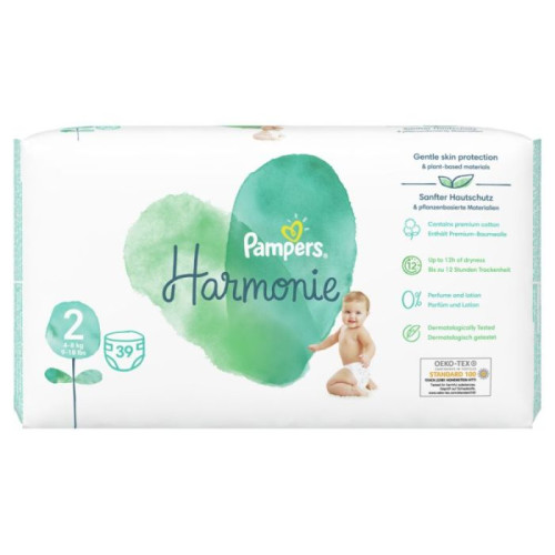 Пелени Pampers Harmonie Размер 2 Mini 39 бр