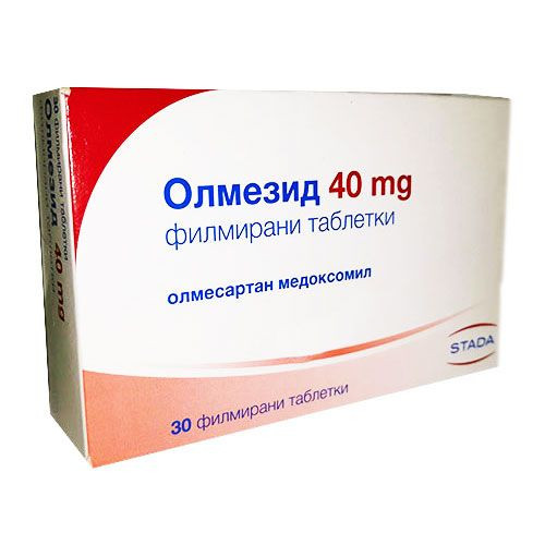 Olmezide film-coated tablet 40 mg x30