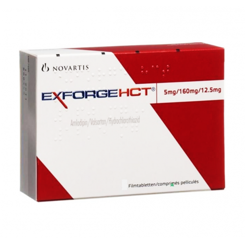 Exforge hct film-coated tablet 5mg/160mg/12.5mg x14