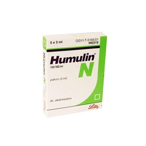 Humulin r solution for injection 100 iu/ml - 3 ml x5