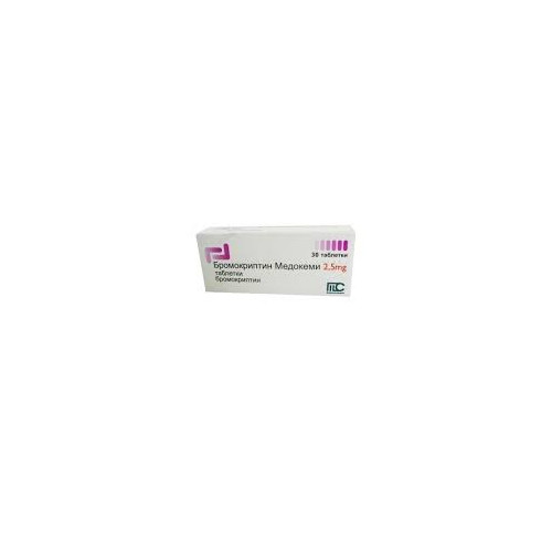 Bromocriptine medocriptine tablet 2.5 mg x30